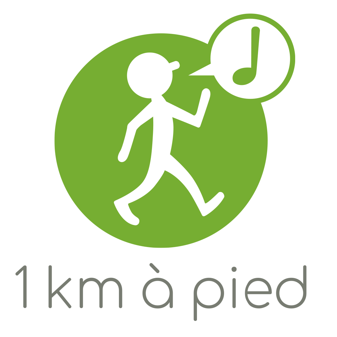 1km à pied