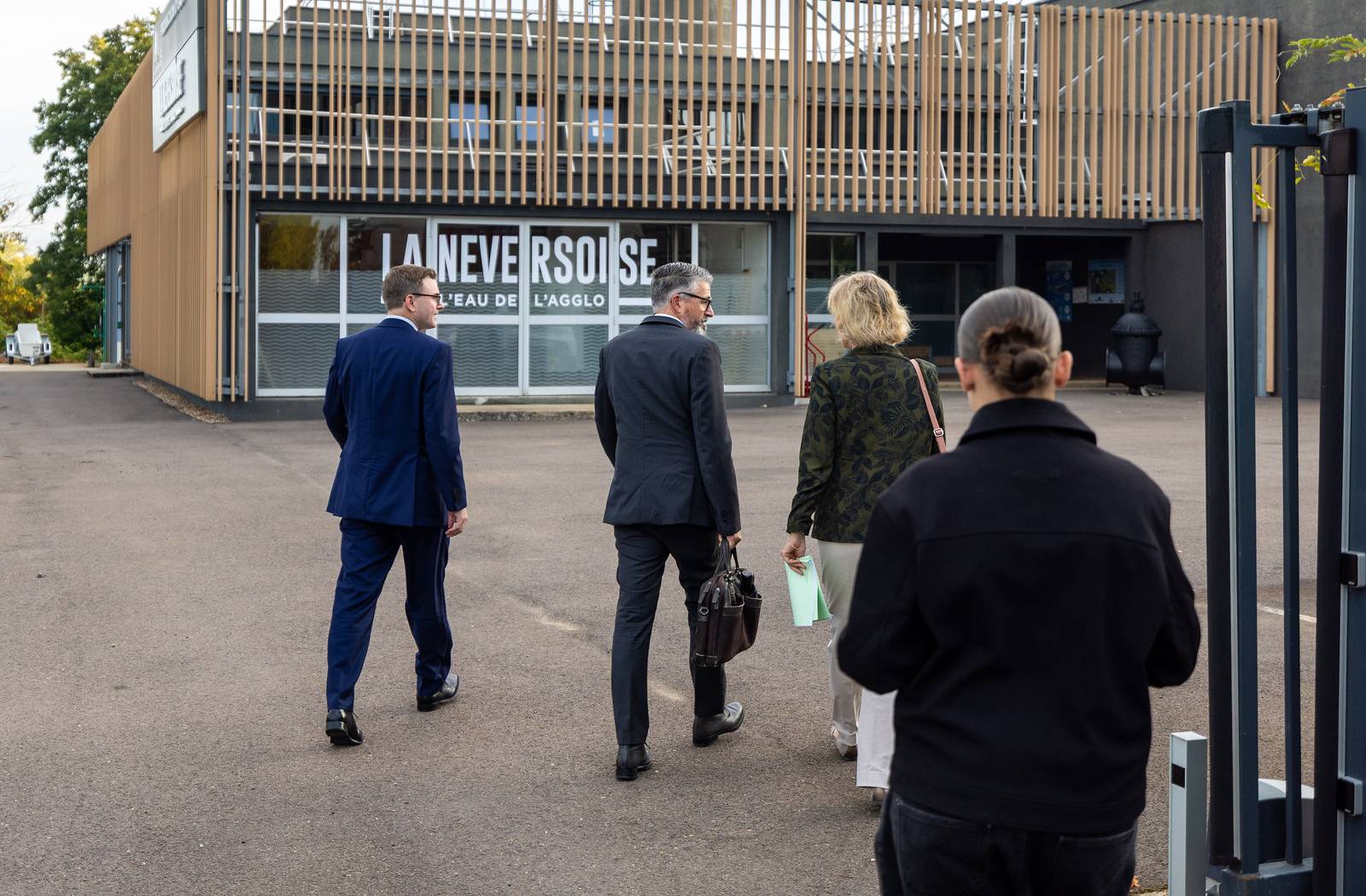 visite du Préfet de la Nièvre, Victor Devouge, à l'usine de traitement d'eau potable de Peuplier Seul, mardi 25 août 2026